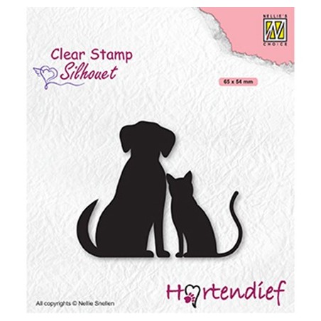 (SIL093)Nellie`s Choice Clearstamp - My friends