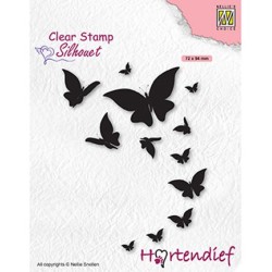 (SIL094)Nellie`s Choice Clearstamp - Butterflies