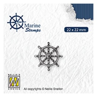 (VCS002)Nellie`s Choice Clearstamp - Maritime Rudder
