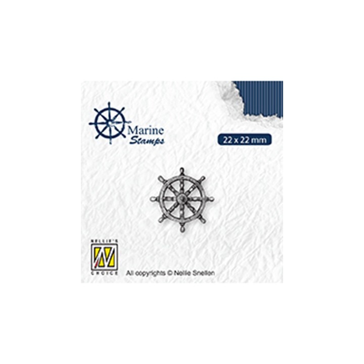 (VCS002)Nellie`s Choice Clearstamp - Maritime Rudder