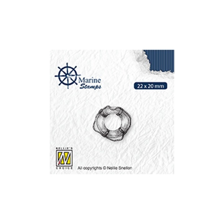 (VCS003)Nellie`s Choice Clearstamp - Maritime Lifebuoy