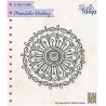 (CSMAN010)Nellie`s Choice Clearstamp - Mandala's Paisley flower 2
