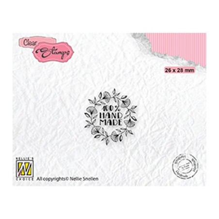 (DTCS032)Nellie's Choice Clear stamps Text 100% Handmade