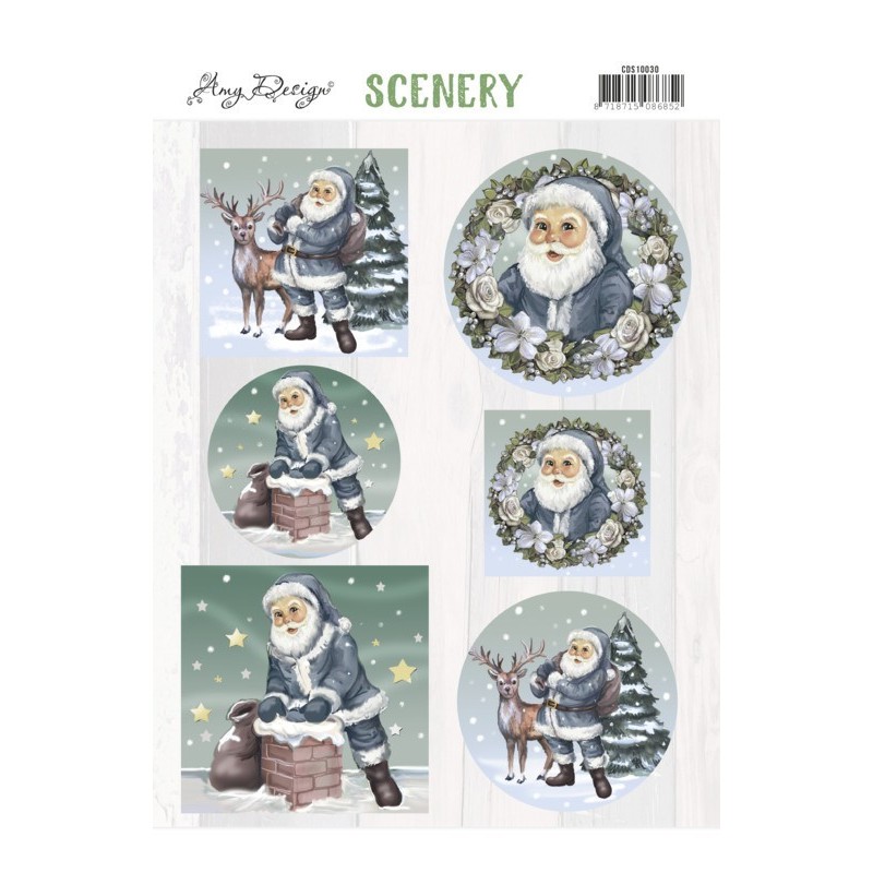 (CDS10030)Scenery - Amy Design - Santa Claus