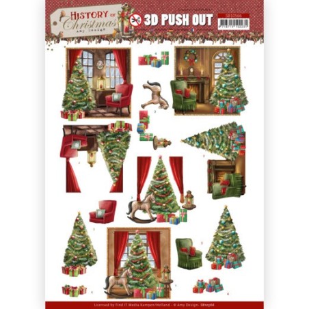 (SB10566)3D Push Out - Amy Design - History of Christmas - Christmas Home