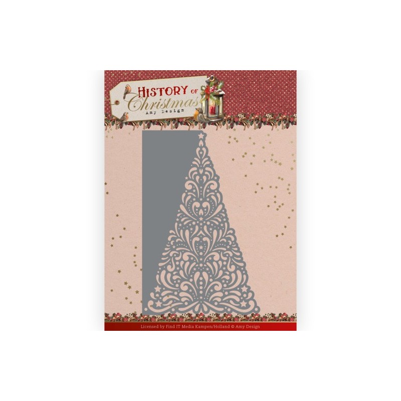 (ADD10246)Dies - Amy Design - History of Christmas - Lacy Christmas Tree
