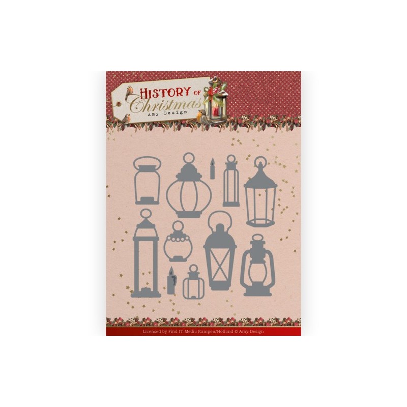 (ADD10248)Dies - Amy Design - History of Christmas - All Kinds of Lanterns