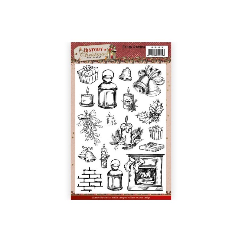 (ADCS10075)Clear Stamps - Amy Design - History of Christmas