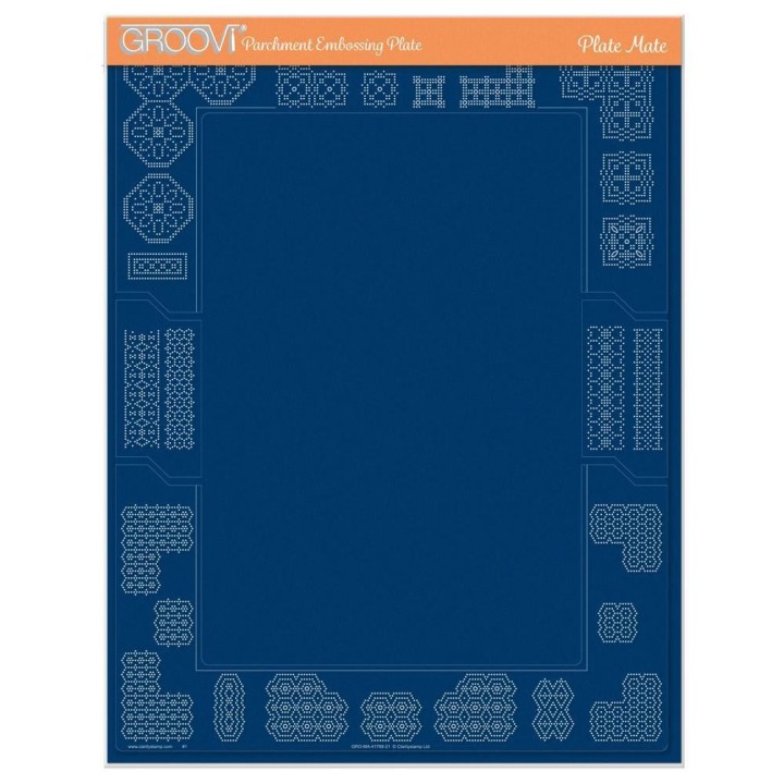 (GRO-MA-41768-21)Groovi PLATE MATE SQUARE GRIDS