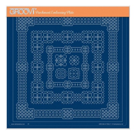 (GRO-PA-41778-24)Groovi Plate A4 EMBOSSED PATTERNS