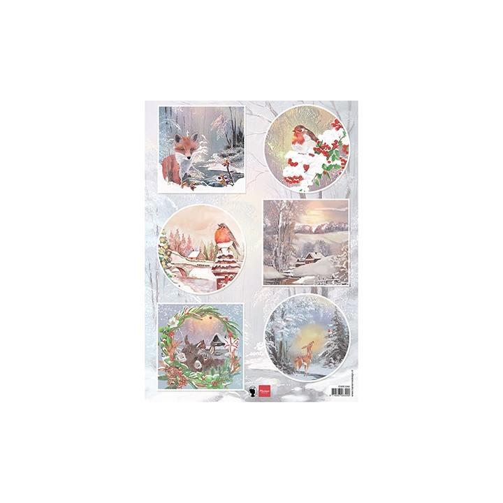 (EWK1286)Winter wishes - Fox