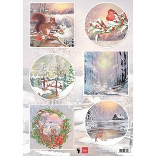 (EWK1287)Winter wishes - Squirrel