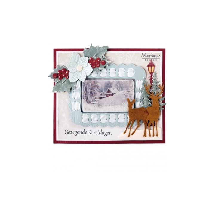 (EWK1287)Winter wishes - Squirrel