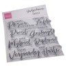 (CS1086)Clear stamp Handgeschreven - Feest