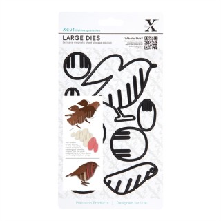 (XCU503160)Large Dies (8pcs) Robin