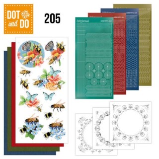 (DODO205)Dot and Do 205 -  Jeanine's Art - Buzzing Bees