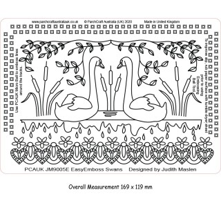 (JM9005E)PCA-UK® - EasyEmboss Swans