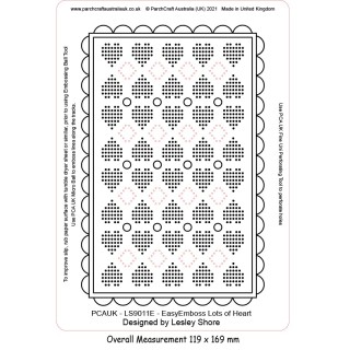 (LS9011E)PCA-UK® - EasyEmboss Lots of Heart
