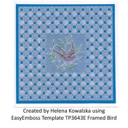 (TP3643E)PCA-UK® - EasyEmboss Framed Bird