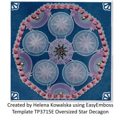 (TP3715E)PCA-UK® - EasyEmboss Oversized Star Decagon