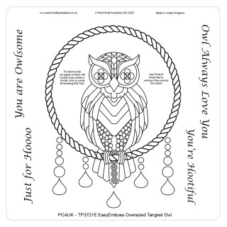 (TP3721E)PCA-UK® - EasyEmboss Tangled Owl