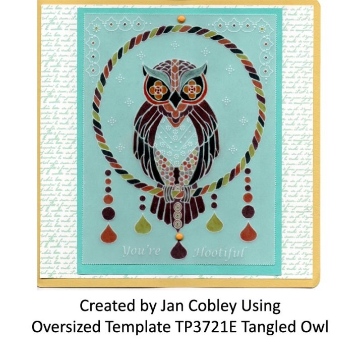 (TP3721E)PCA-UK® - EasyEmboss Tangled Owl
