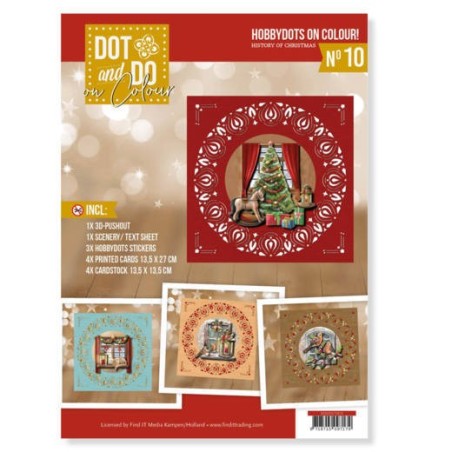 (DODOOC10010)Dot and Do on Colour 10 - Amy Design - History of Christmas