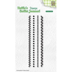 (NBJCS001)Nellie`s Choice Clearstamp - Set of borders-1