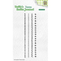 (NBJCS003)Nellie`s Choice Clearstamp - Set of borders-3