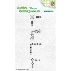 (NBJCS006)Nellie`s Choice Clearstamp - Set of corners-3