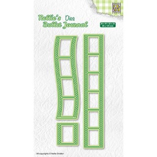 (NBJD004)Nellie's Bullet journal Filmstrip dies