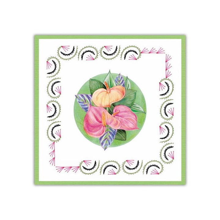 (STDO160)Stitch and Do 160 - Jeanine's Art - Exotic Flowers