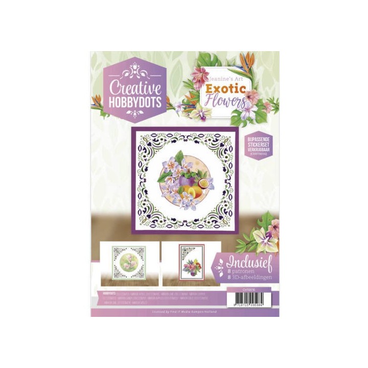 (CH10016)Creative Hobbydots 16 - Jeanine's Art - Exotic Flowers