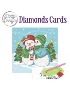 (DDDC1003)Dotty Designs Diamonds Cards - Two Snowmen