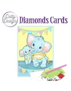 (DDDC1024)Dotty Designs Diamond Cards - Elephants
