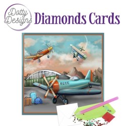 (DDDC1027)Dotty Designs Diamond Cards - Planes