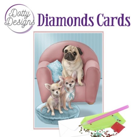 (DDDC1031)Dotty Designs Diamond Cards - Dogs