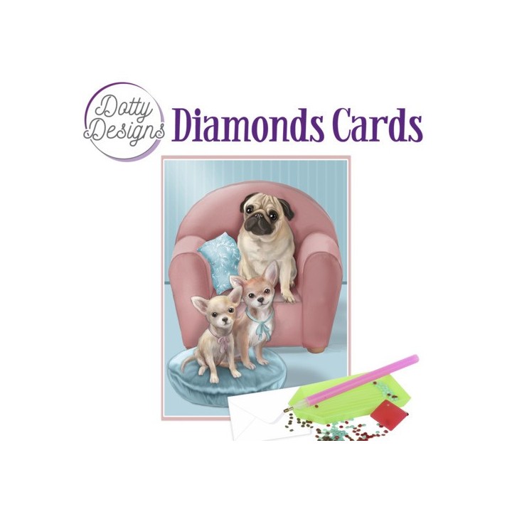 (DDDC1031)Dotty Designs Diamond Cards - Dogs