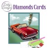 (DDDC1032)Dotty Designs Diamond Cards - Vintage Red Car