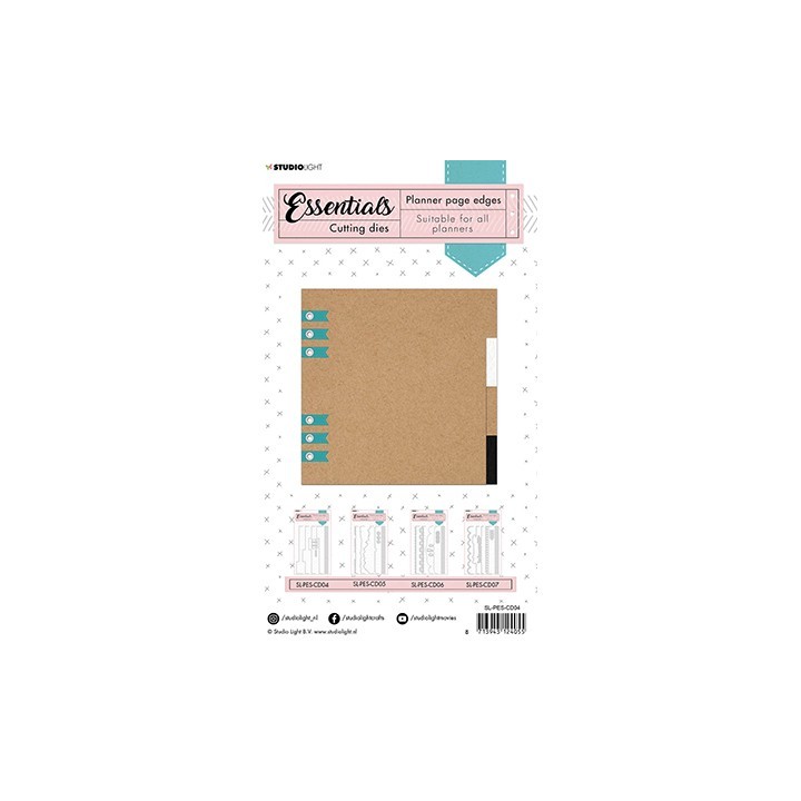 (SL-PES-CD04)Studio Light SL Cutting Die Borders page Planner Essentials nr.04