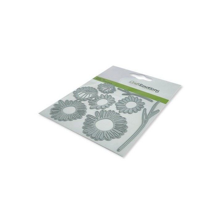 (115633/0447)CraftEmotions Die - dried flowers 3D Card 11x9cm