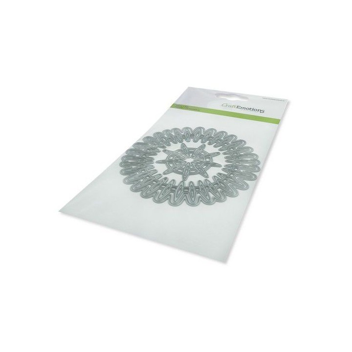 (115633/0533)CraftEmotions Die - frame round Cristal shine Card 10,5x14,8cm 10,5cm