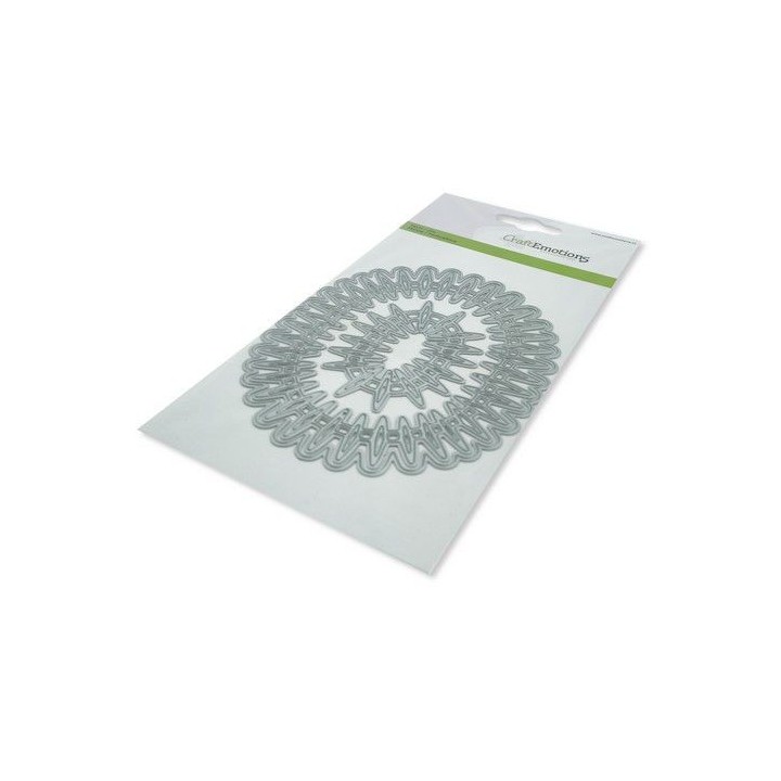 (115633/0534)CraftEmotions Die - frame lang ovaal Cristal shine Card 10,5x14,8cm 10,1 x 11,2cm