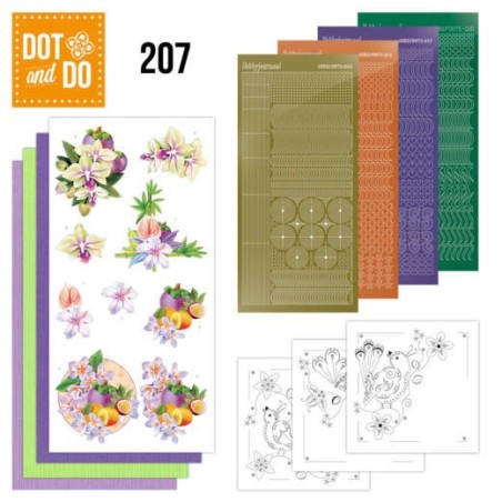 (DODO207)Dot and Do 207 - Jeanine's Art - Exotic Flowers