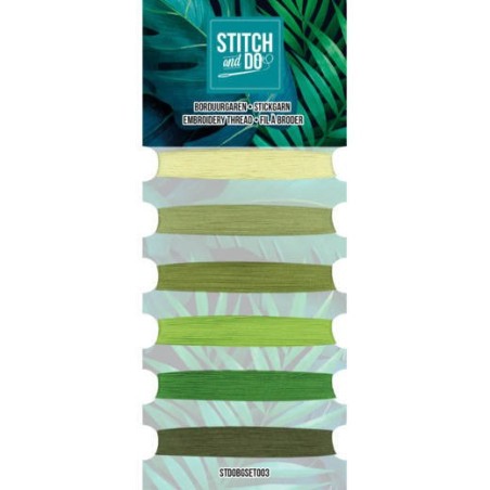 (STDOBGSET003)Stitch and Do - Embroidery Thread - Green