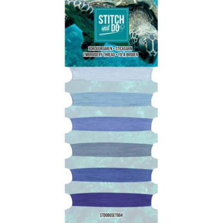 (STDOBGSET004)Stitch and Do - Embroidery Thread - Blue