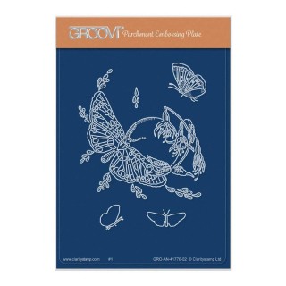 (GRO-AN-41770-02)Groovi® plate A6 CHERRY'S AFTER THE DARKEST NIGHT COMPLETE