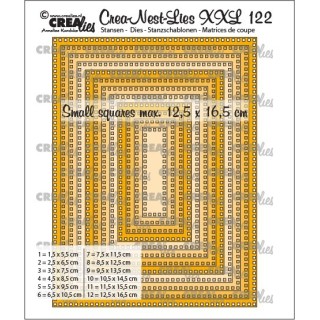 (CLNestXXL122)Crealies Crea-nest-dies XXL Rectangles with square holes