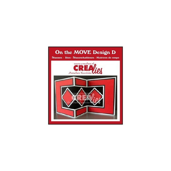 (CLMOVE05)Crealies Crea-nest-dies On The Move Design D