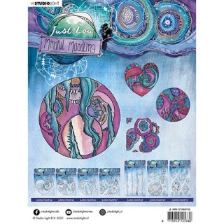 (JL-MM-STAMP46)Studio Light JL Clear stamp Big circle Mindful Moodling nr.46